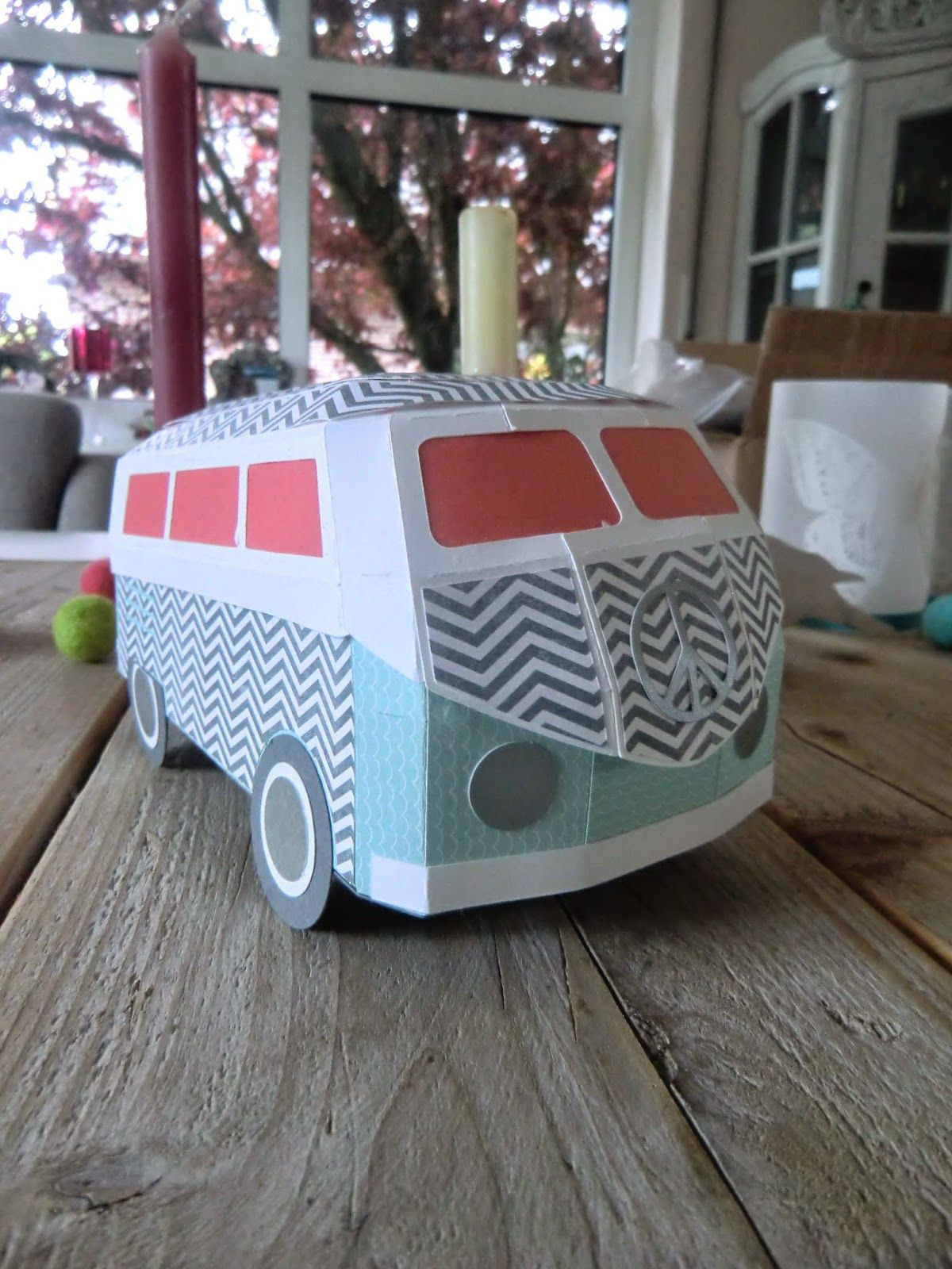 Vw Bus Geschenke
 VW Bus als Geschenkverpackung mit der Silhouette Cameo