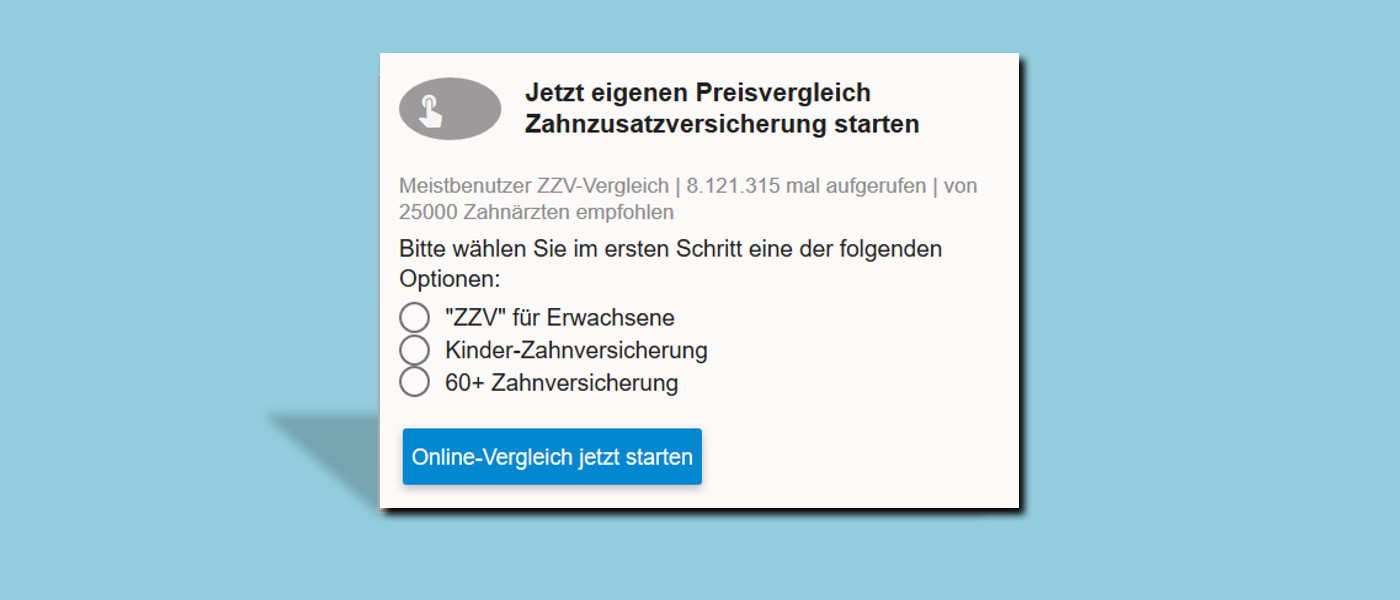 Waizmann Tabelle
 Zahntarife Servicecenter für Zahnversicherungen