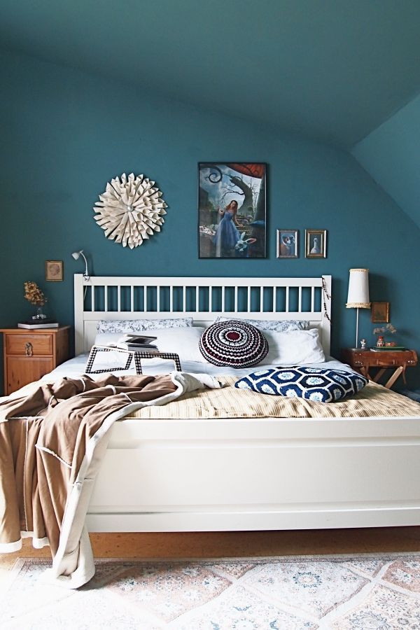 Wandfarbe Schlafzimmer
 Mustermix Traumwohnen
