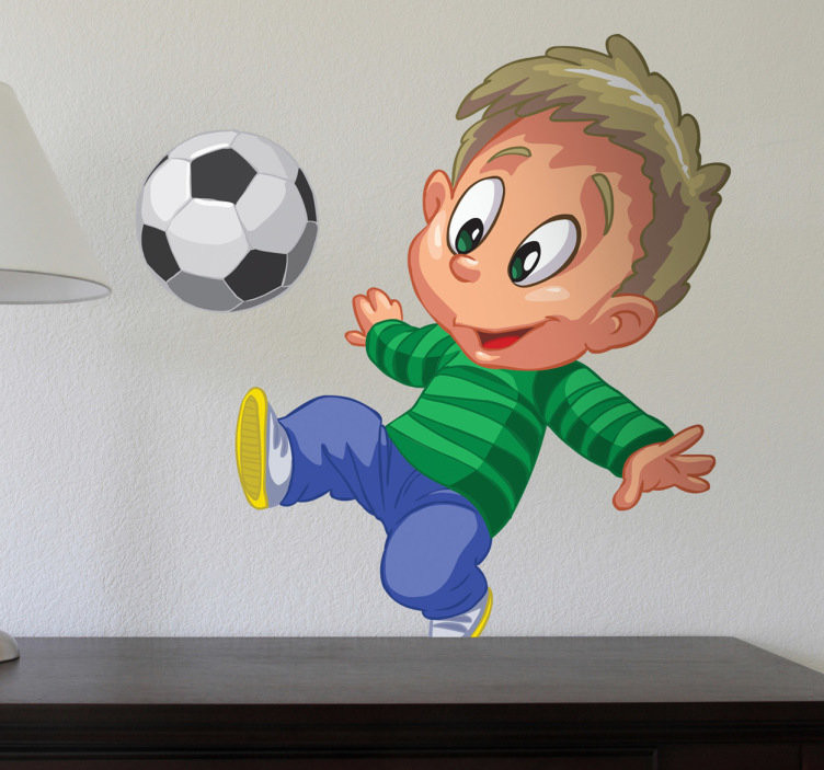 Wandtattoo Kinderzimmer Junge
 Wandtattoo Kinderzimmer Junge Fußball TenStickers