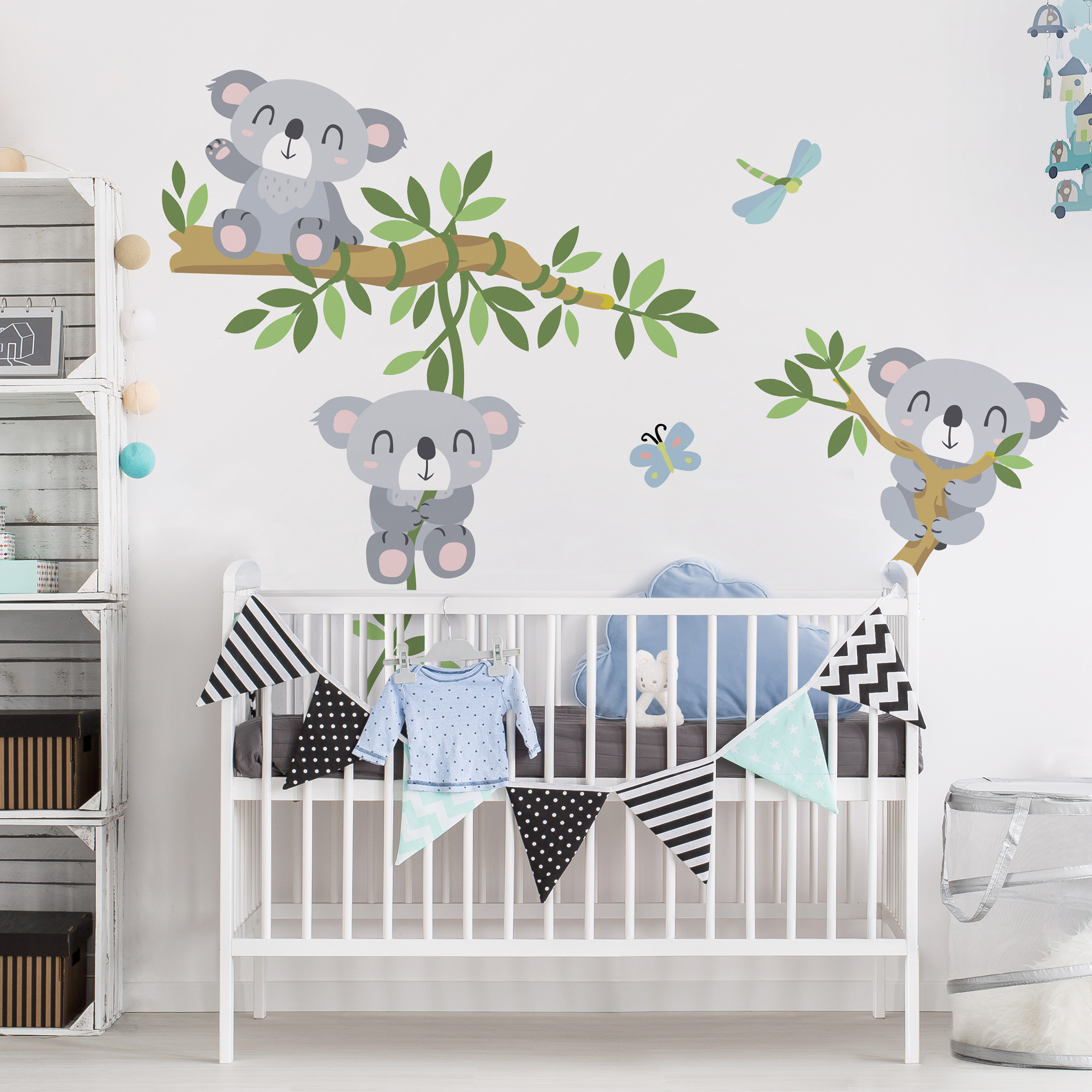 Wandtattoo Kinderzimmer Junge
 Wandtattoo Kinderzimmer Koala Set