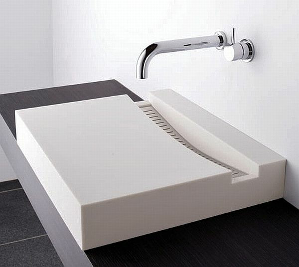 Waschbecken Bad
 Zen Bad Waschbecken von Omvivo entworfen und designt