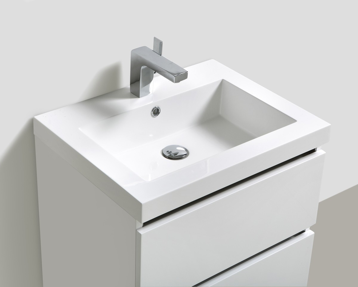 Waschbecken Mit Unterschrank
 Badmöbelset "Soho" 60cm mit Waschtisch Unterschrank und