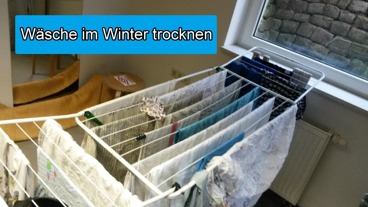 Wäsche In Wohnung Trocknen
 Haushalttipps Wäsche im Winter richtig in der Wohnung