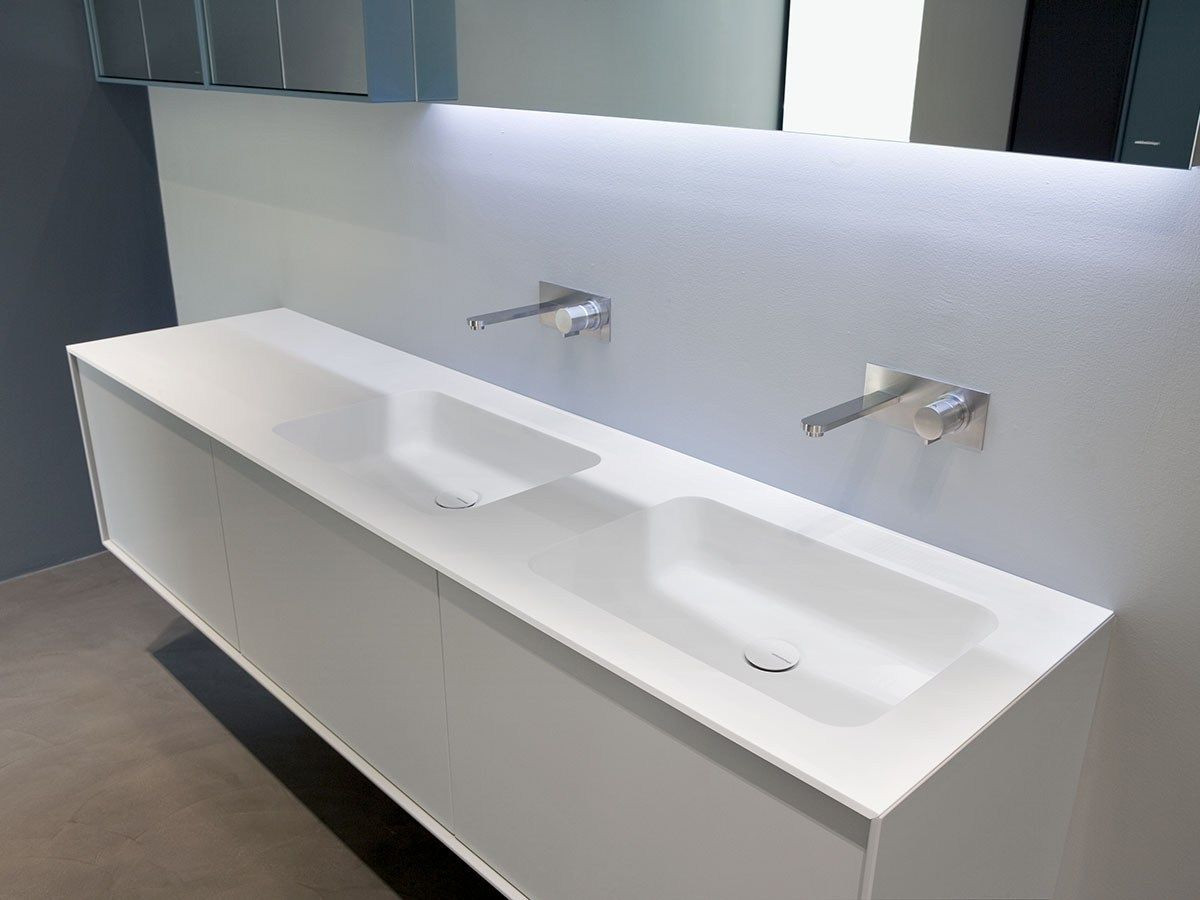 Waschtisch Bad
 Waschtisch aus Corian ARCO by Antonio Lupi Design Design