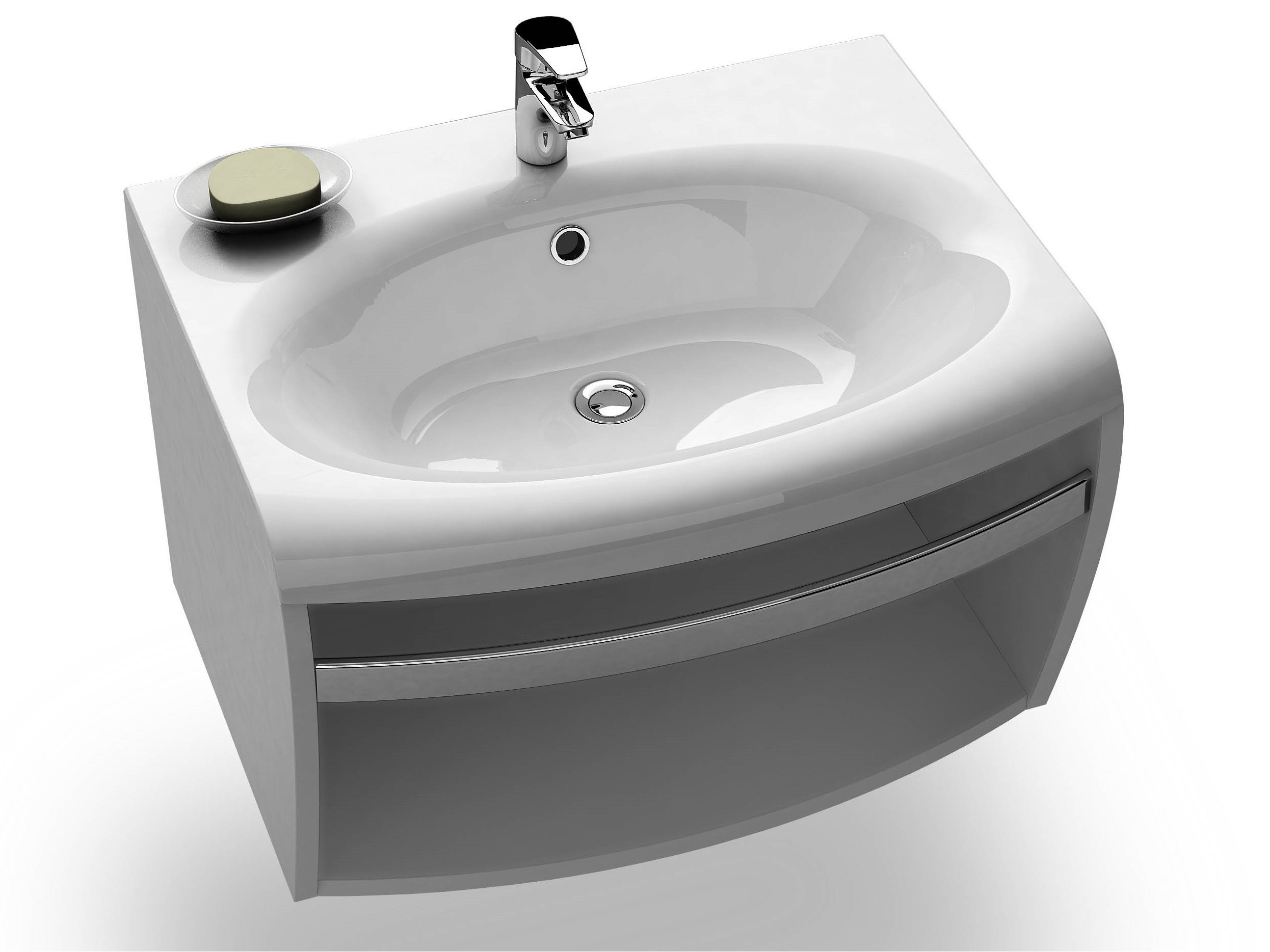 Waschtisch Unterschrank
 Waschtisch Unterschrank 700 mm EVO Möbel Badezimmermöbel