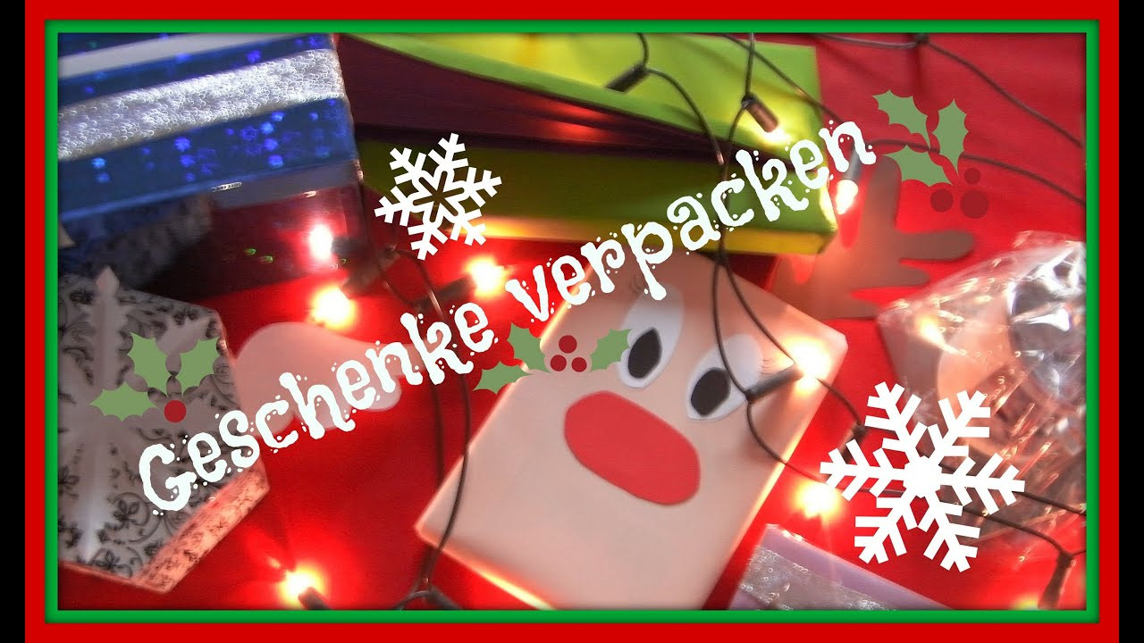 Weihnachten Geschenke
 GESCHENKE kreativ VERPACKEN für Weihnachten