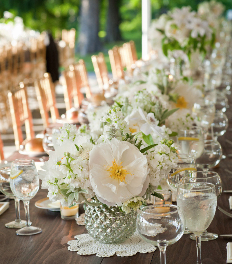 Weiße Blumen Hochzeit
 30 Reizende Blumen Arrangements als Hochzeitsdeko