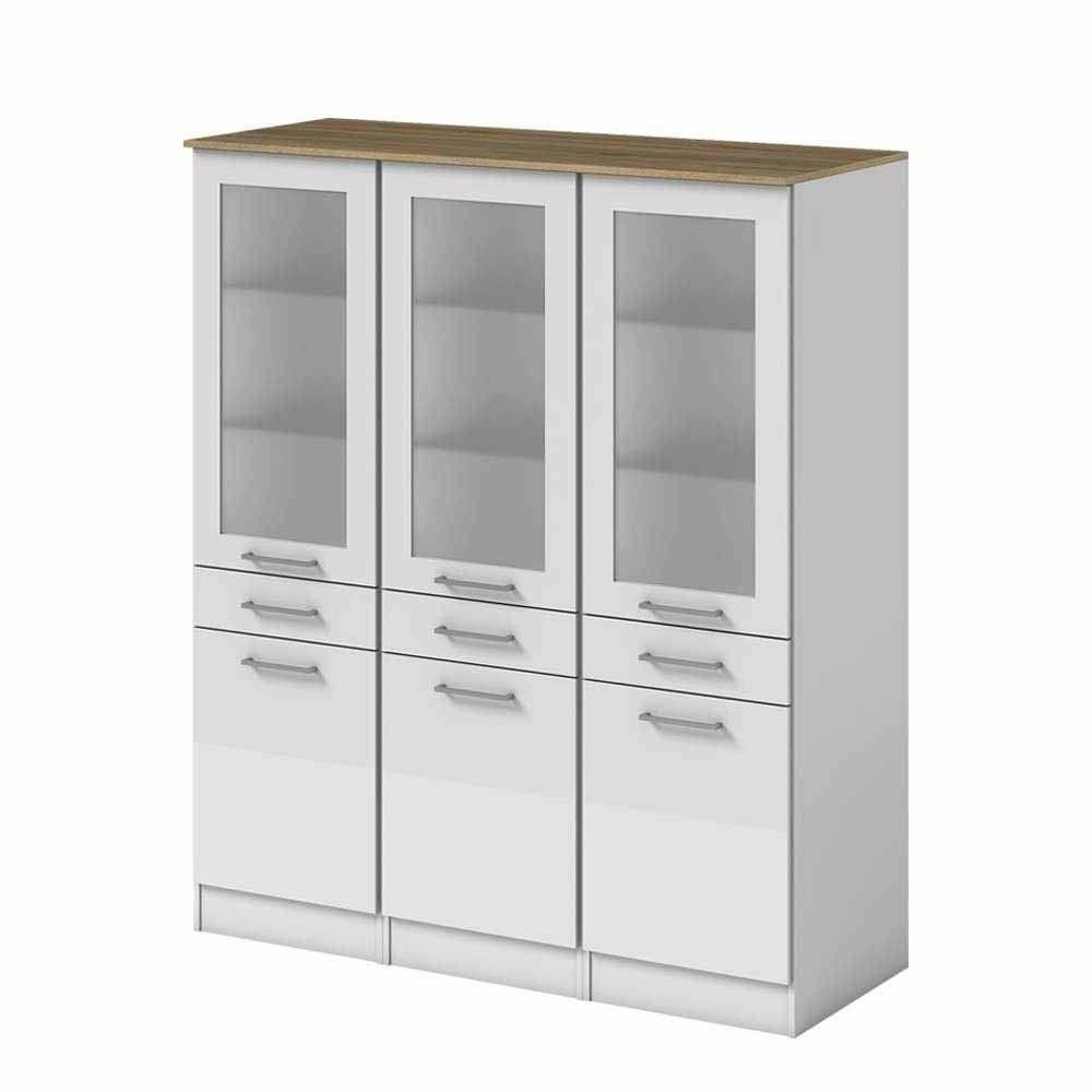 Weißer Schrank
 Weisser Schrank Weißer Buffet Schrank Mit Led Licht 6