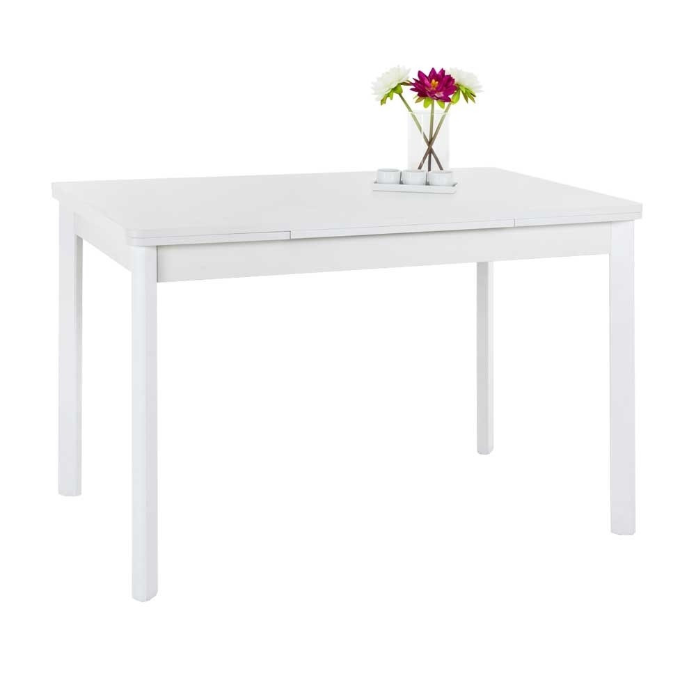 Weißer Tisch
 Weißer Tisch ausziehbar 90cm bis 142cm Vartess