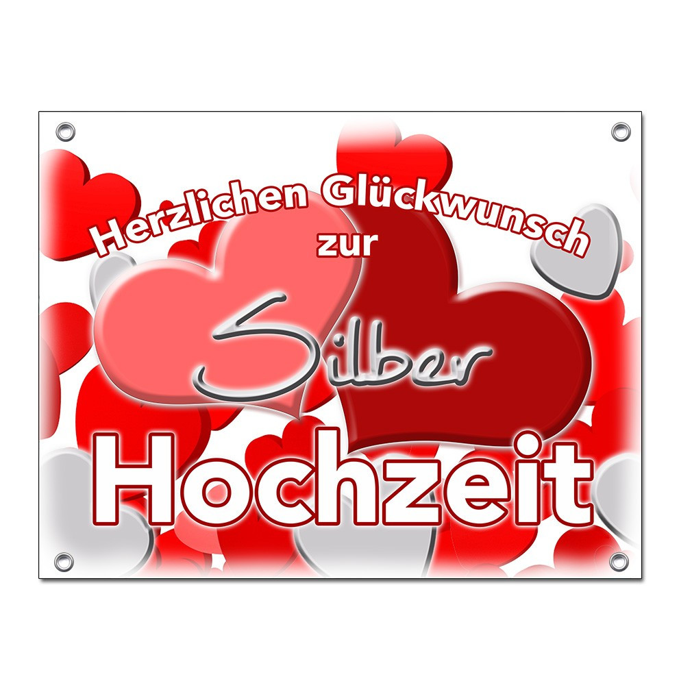 Whatsapp Bilder Hochzeit
 Hochzeitsbanner Hochzeitsplane Silberhochzeit