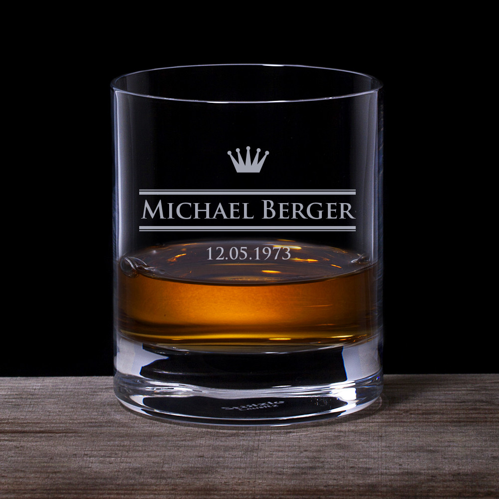Whisky Geschenke
 Personalisiertes Whiskyglas Royal Geschenk persönliche