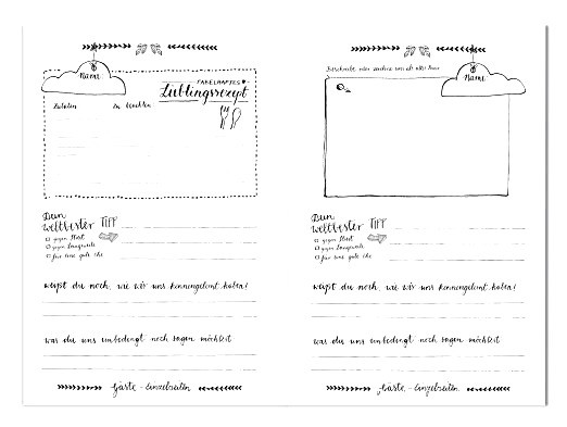 Widmung Hochzeit
 Gästebuch Hochzeit Fragebogen Design ideen Widmung