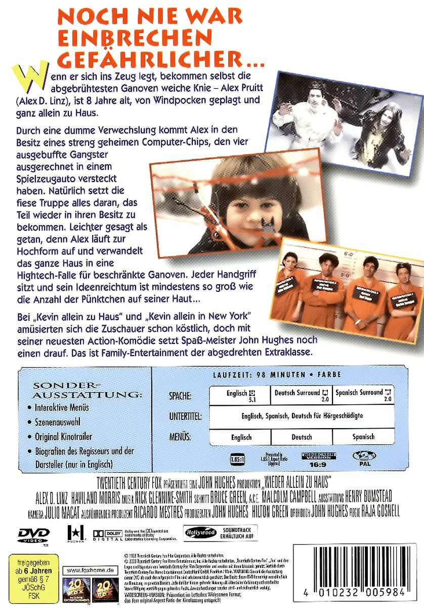 Wieder Allein Zu Haus
 Kevin 3 Wieder allein zu Haus DVD oder Blu ray leihen