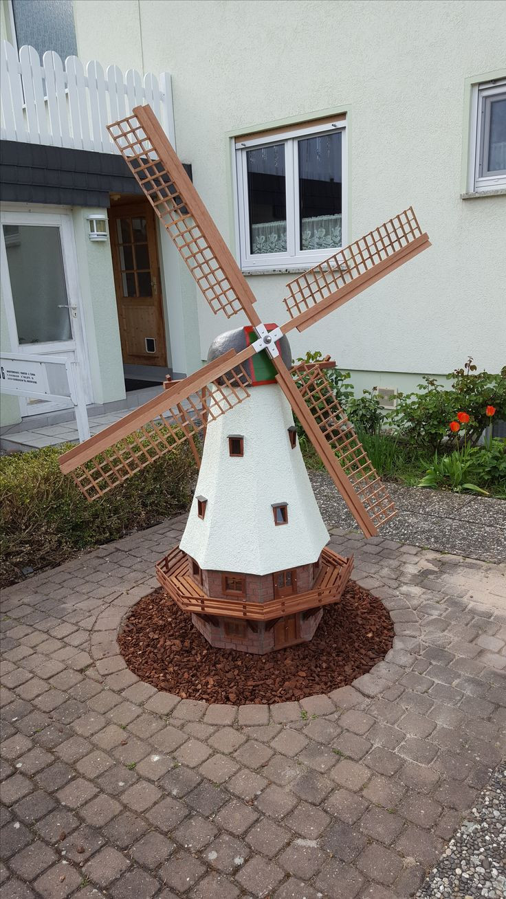 Windmühle Garten
 Windmühle für den Hof Bauanleitung zum selber bauen