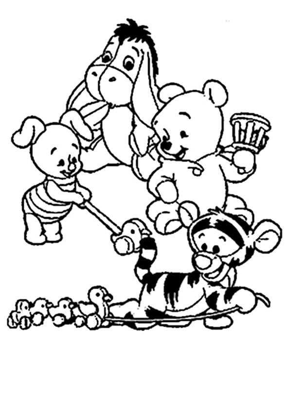 Winni Pooh Ausmalbilder
 Ausmalbilder kostenlos Winnie Pooh Baby 9