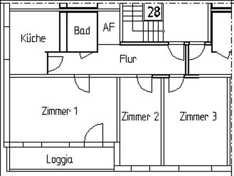 Wohnung Cottbus
 Wohnung Cottbus Moderne Wohnung mit 77m² für Familien in