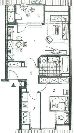 Wohnung Fallersleben
 2 Zimmer Dachgeschoß Wohnung Wolfsburg Fallersleben 55 m²