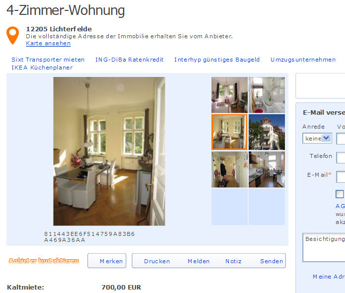 Wohnung Lichterfelde
 wohnungsbetrug hubertus petra yahoo 4