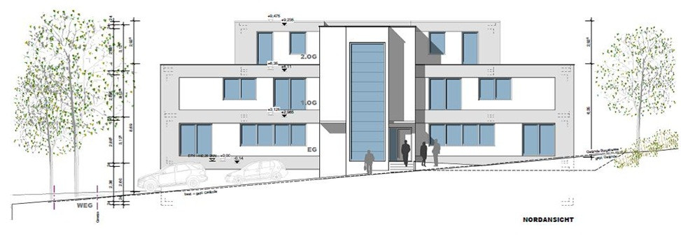 Wohnung Mieten Gottmadingen
 Baubeginn erfolgt PENTHOUSE mit Dachterrasse in Bestlage