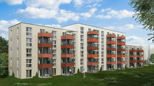 Wohnungen Heilbronn
 GEWO Heilbronn Neubau kostengünstige Mietwohnungen