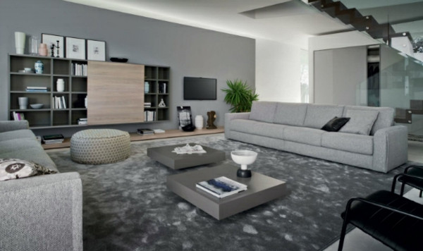 Wohnzimmer Ideen Grau
 Wohnzimmer Design Ideen von Novamobili