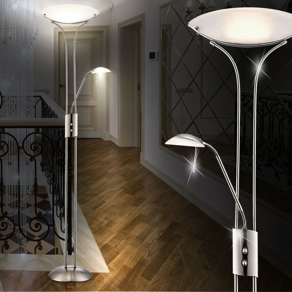 Wohnzimmer Stehlampe
 Deckenfluter Stehlampe Wohnzimmer Leuchte 20 5 W LED Licht