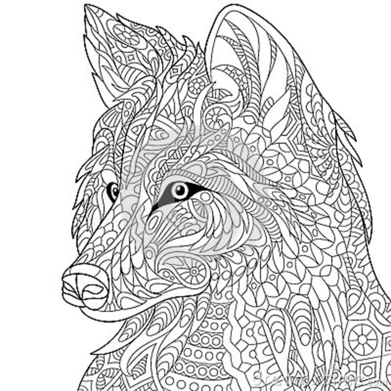 Wölfe Ausmalbilder
 Wölfe Ausmalbilder für Erwachsene kostenlos zum Ausdrucken