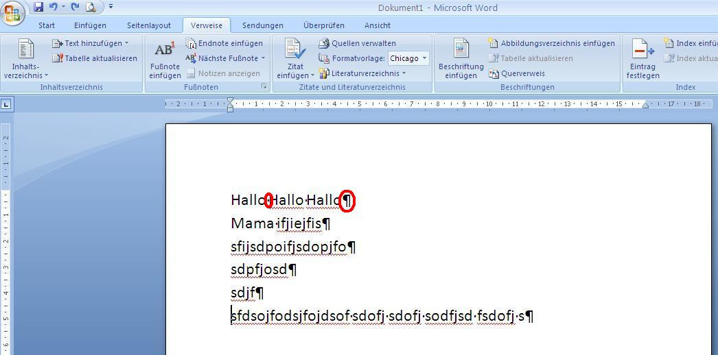 Word Tabelle Zeilenhöhe
 Komische Zeichen aus Word 2007 entfernen fice Loesung