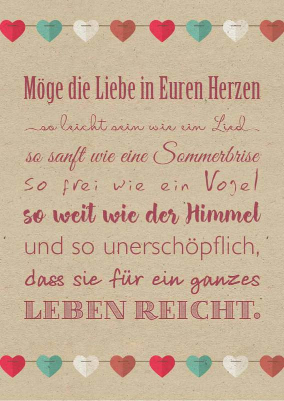 Worte An Meine Tochter Zur Hochzeit
 Hochzeitssprüche ♥ 20 kostenlose Sprüche en und