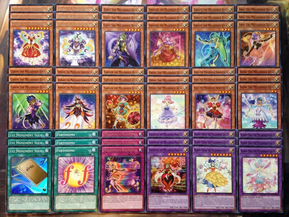 Yugioh Deck
 Yugioh Tournament Ready to Play Melodious Diva 54 Card