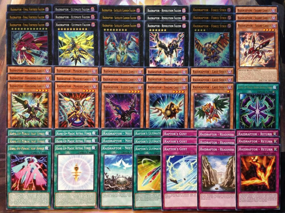 Yugioh Deck
 Yugioh Tournament Ready To Play Raidraptor 55 card Deck