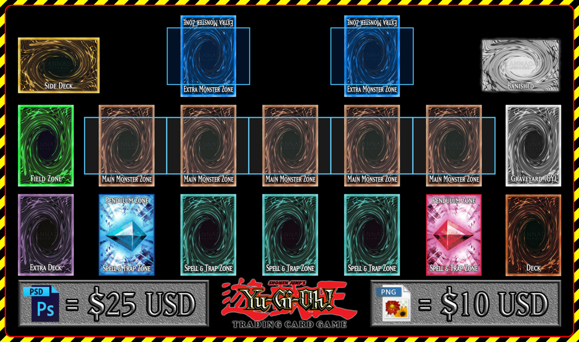 Yugioh Matte
 Yu Gi Oh Playmat Template 2017 LINK Version by