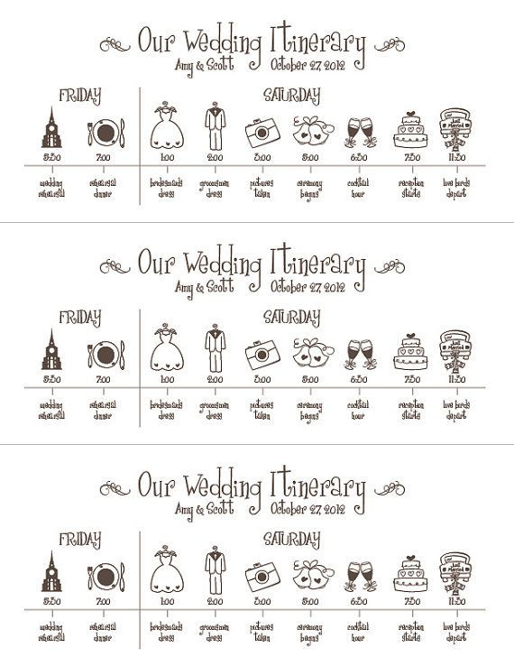 Zeitplan Hochzeit
 Hochzeit TimelineDruckbare digitale Datei Zeitplan von