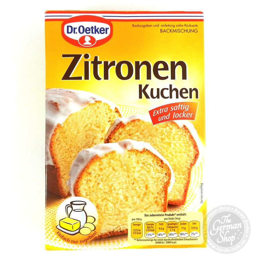 Zitronen Kuchen
 Dr Oetker Zitronen Kuchen cake mix lemon TGSDU The