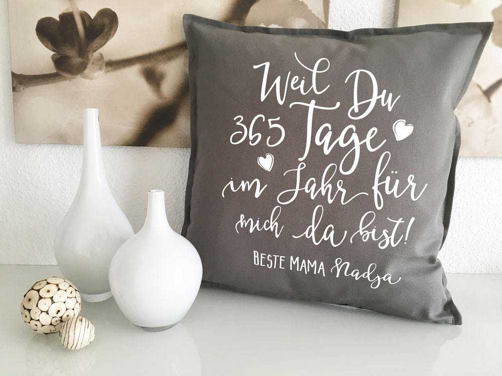 Geschenke Für Mamas
 Kissen Geschenke für Mütter mit Name originelle