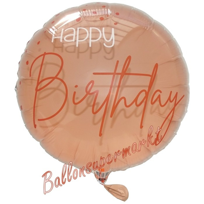 Happy Balloon: Partyartikel, Geschenkideen, Luftballons Und Ballongas Im Hamburger Laden Hamburg
 Elegant Lush Blush Happy Birthday Luftballon zum Geburtstag mit Ballongas