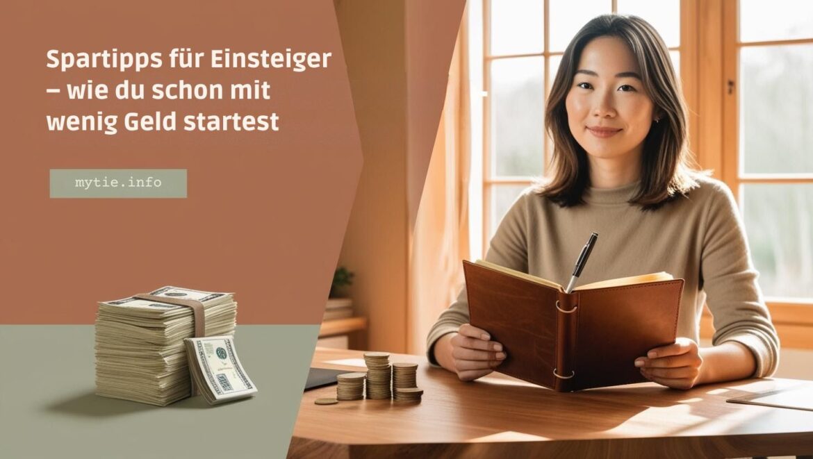 Spartipps für Einsteiger – wie du schon mit wenig Geld startest